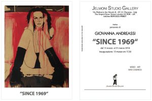 Jelmoni Studio Gallery presenta “Since 1969” di Giovanna Andreassi